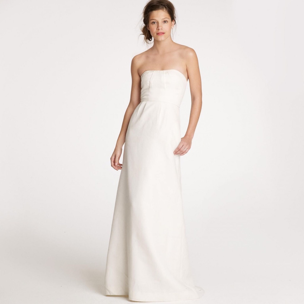 J. Crew Strapless Erica Dress For Wedding, Formal Or Costume!